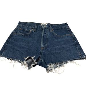 Agolde Denim Frayed Hem Women Shorts